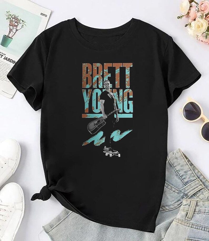 Brett Young 90S Vintage Shirt Brett Young Fan Shirt Country Music Brett Young Shirt
