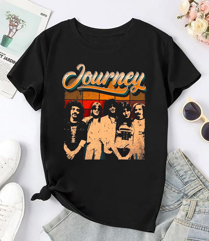 Journey Rock Band 90S Vintage Shirt Journey Band Freedom Tour 2025 Shirt