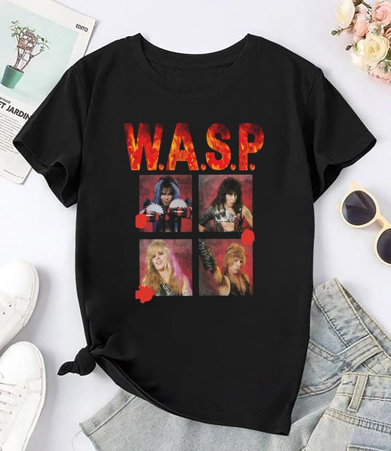 Wasp Nation Band 90S Vintage Shirt Wasp Band 2025 Tour Shirt