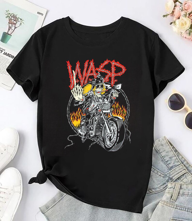 90S Vintage Wasp Band Shirt Wasp Band 2025 Tour Shirt Heavy Metal Band Wasp Graphic Shirt