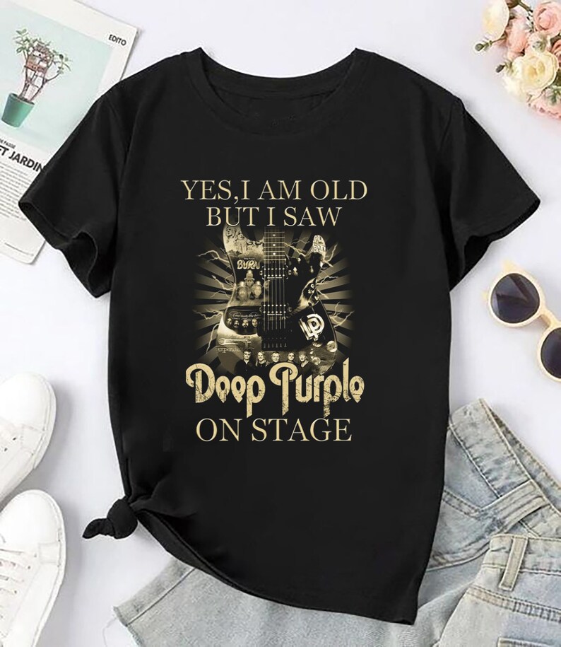 Deep Purple 90S Vintage Shirt Signature Deep Purple Band Shirt Deep Purple Fan Gift