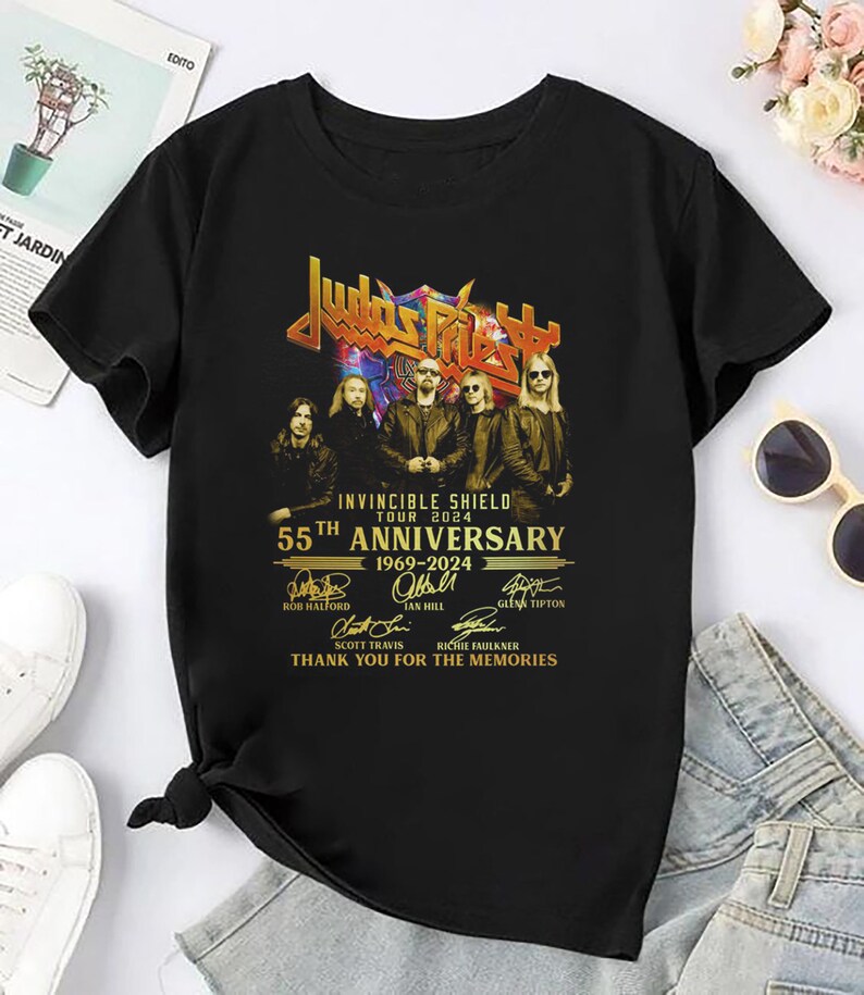 Judas Priest 55Th Anniversary Shirt Judas Priest 90S Vintage Judas Priest 2025 Tour Shirt