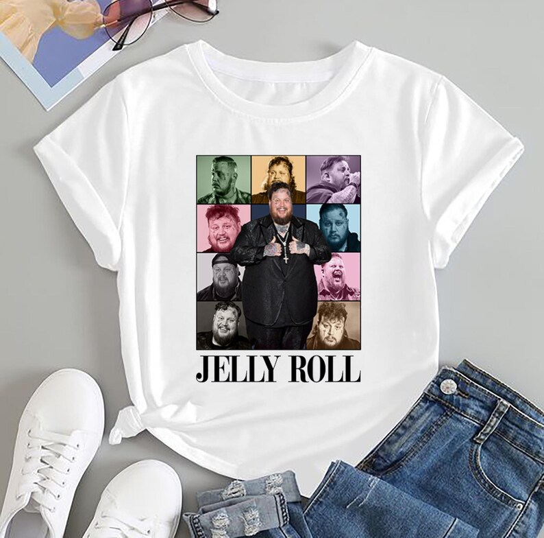 Jelly Roll Eras Tour Graphic Shirt Jelly Roll 2025 Concershirt Jelly Roll Fan Gift