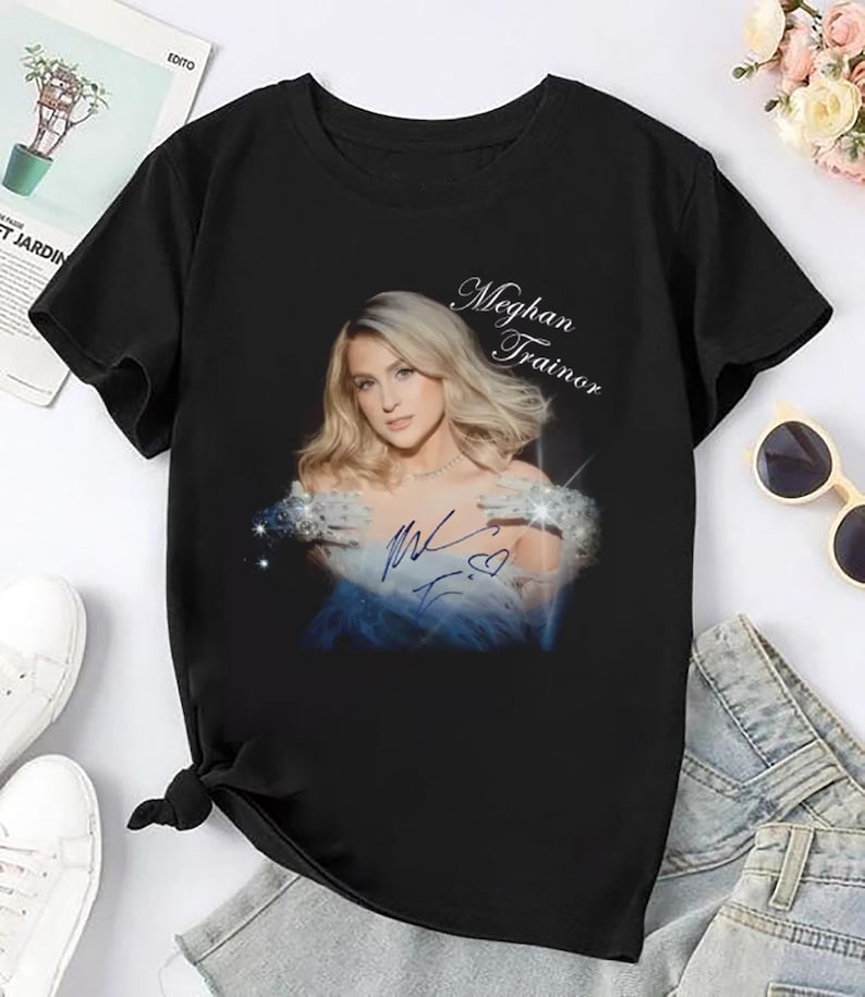 Vintage Meghan Trainor Signatures Shirt Meghan Trainor Fan Gift Meghan Trainor Tour 2024