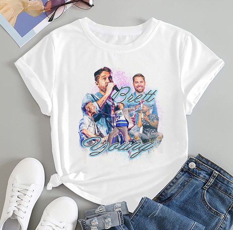 Brett Young Bootleg Shirt Brett Young Graphic Shirt Brett Young Fan Shirt