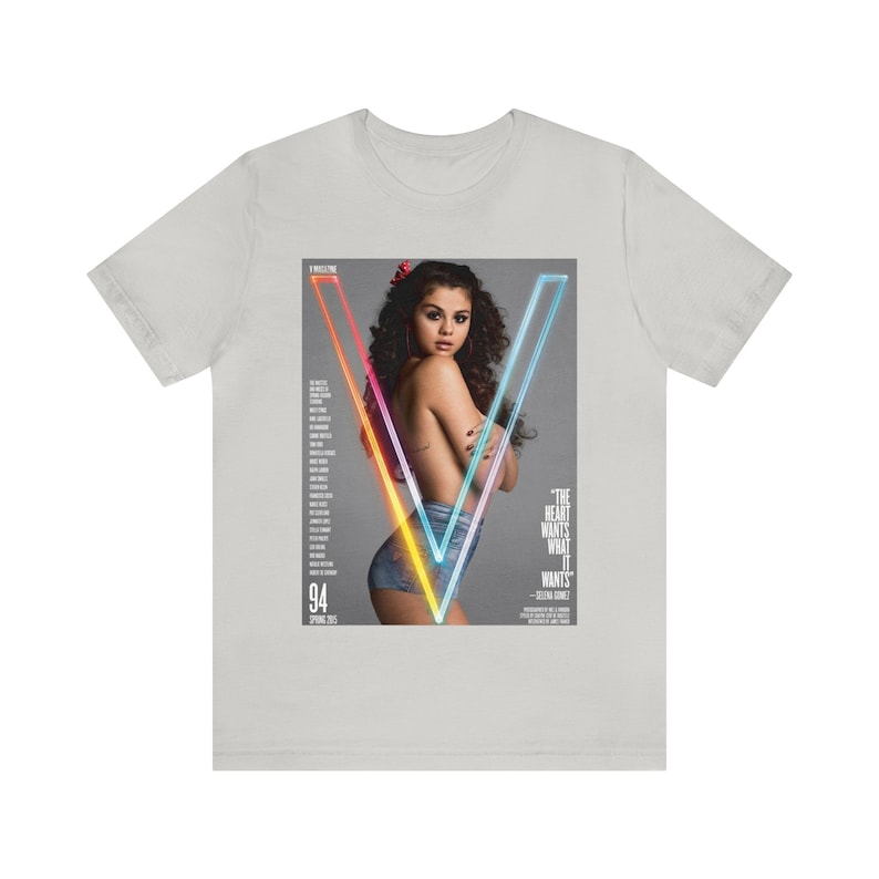 Selena Gomez V Jersey Shirt