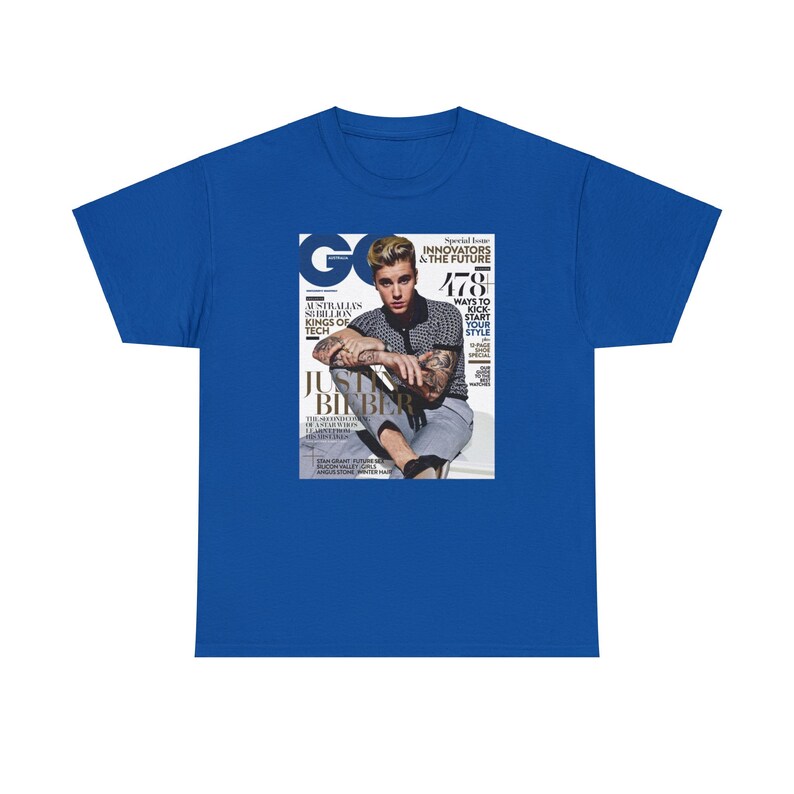 Justin Bieber Cover Heavy Shirt