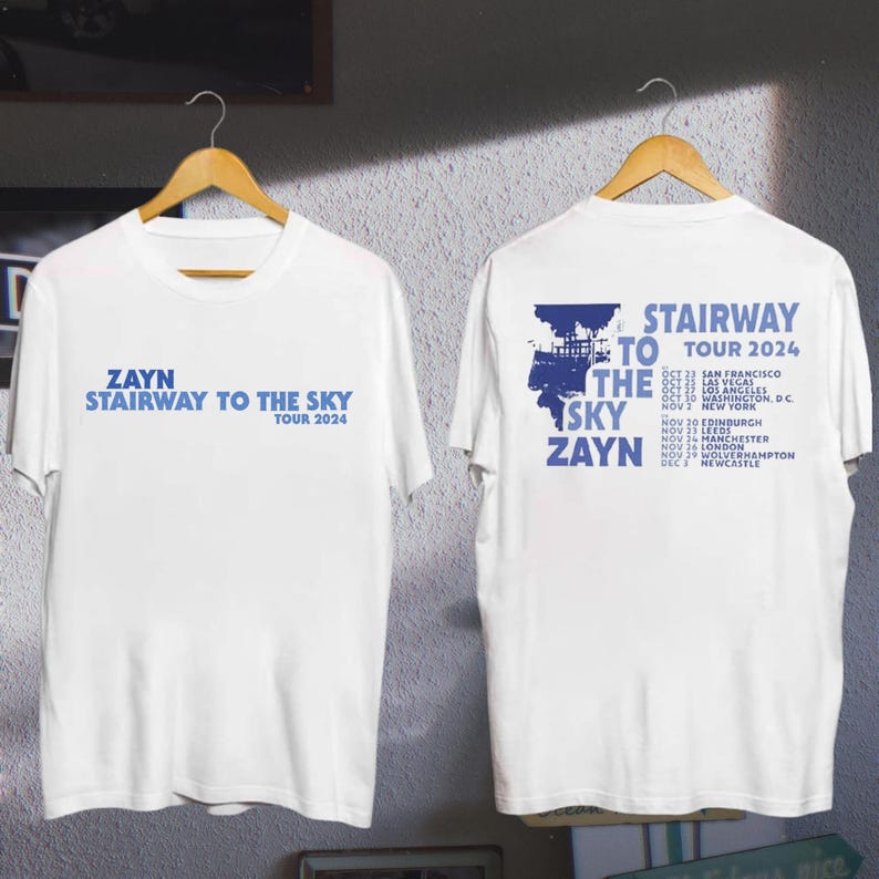 Zayn Stairway To The Sky Tour 2025 Shirt Zayn Fan Gifts Zayn Concert
