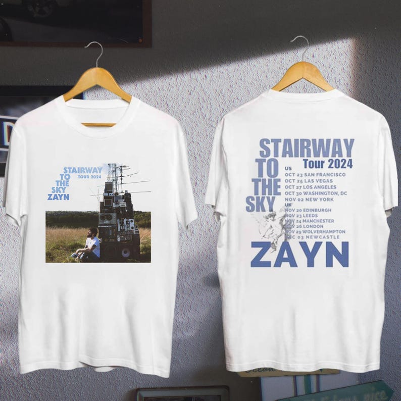 Stairway To The Sky Tour Shirt Zayn Stairway To The Sky Tour 2025 Shirt Zayn Fan Gifts