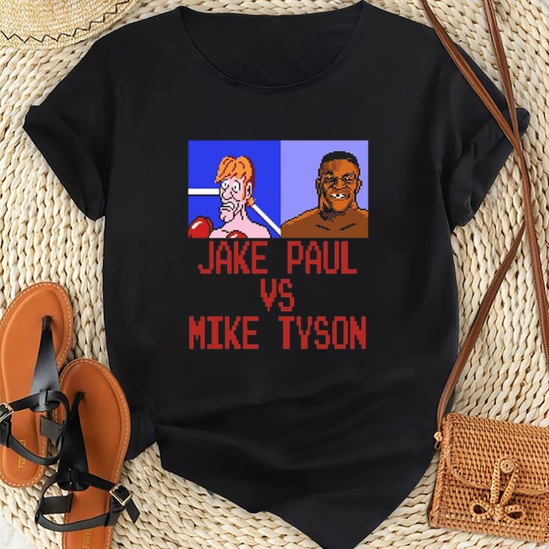 Jake Paul Vs Mike Tyson Boxing Game Shirt Boxing Match Shirt Mike Tyson Fan Gift