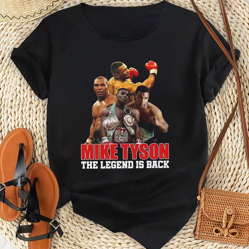 Iron Mike Tyson The Legend Is Back Shirt Mike Tyson Shirt Mike Tyson Vs Jake Paul Shirt