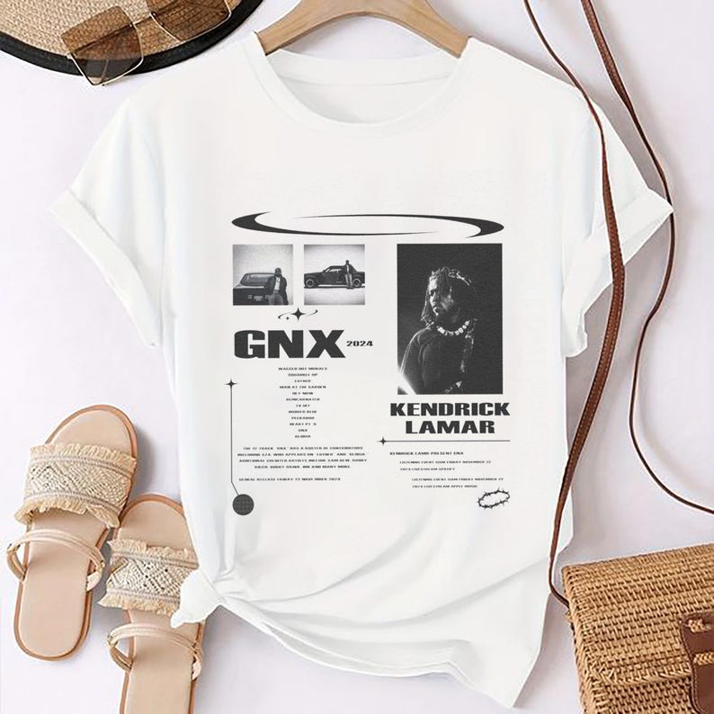 Kendrick Lamar Gnx Album Fan Gift Kendrick Lamar Merch Grand National Tour Merch Shirt