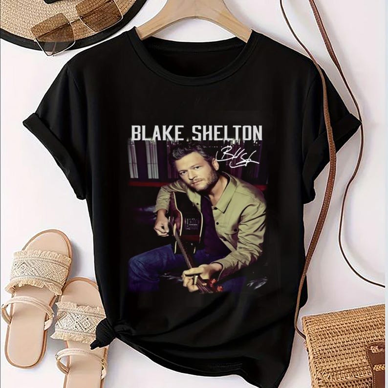 Blake Shelton Country Music Fan Shirt Black Shelton Shirt