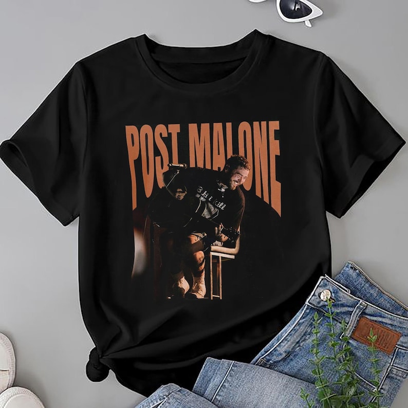 Vintage Graphic Posty Tour Rapper Fan Gift Post Malone Shirt Post Malone Merch