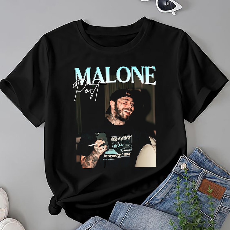 Post Malone Tour Merch Vintage Graphic Shirt Post Malone Fan Shirt