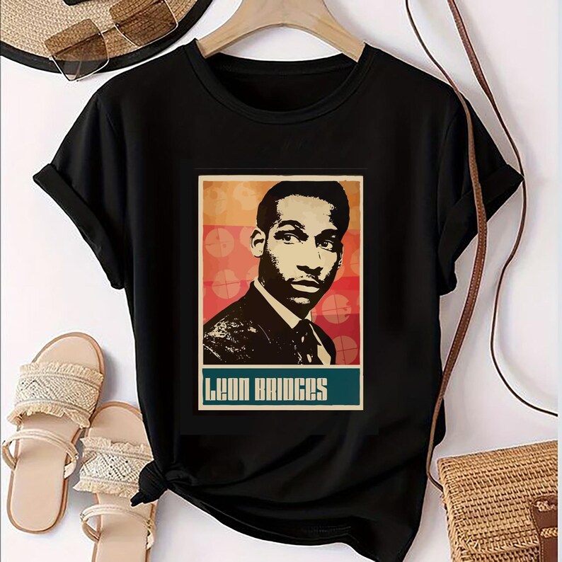 Leon Bridges 2025 Fan Gift Leon Bridges Classic Shirt The Leon Tour 2025 Fan Shirt