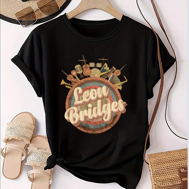 2025 Leon Bridges The Leon Tour Shirt Leon Bridges Fan Gift The Leon Tour 2025 Fan Shirt