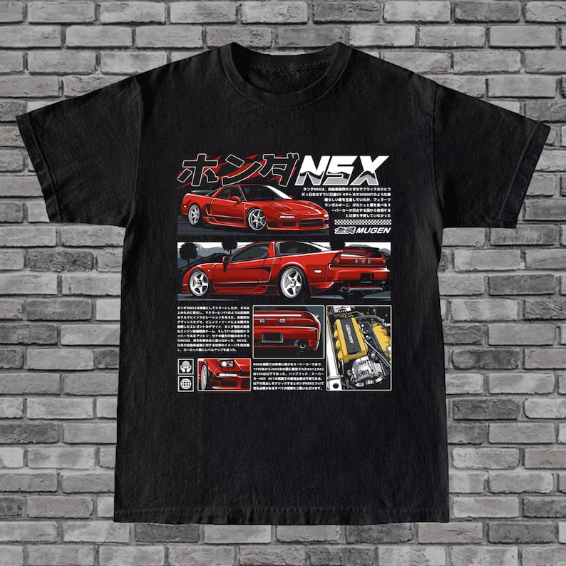 Vintage Nsx Graphic Shirt Jdm Style Shirt For Car Enthusiasts 1