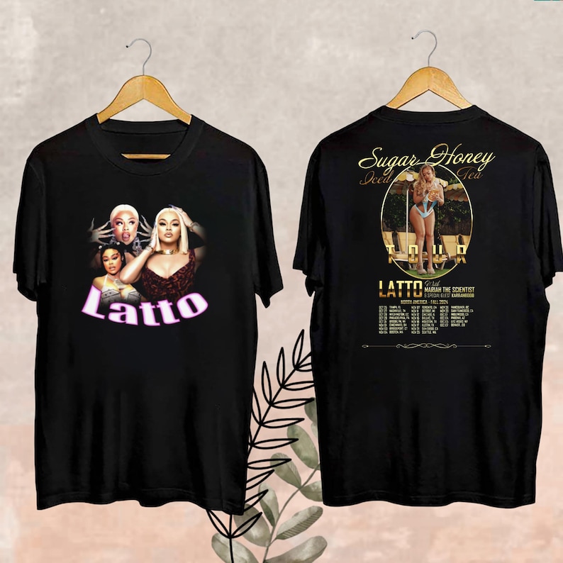 2025 Latto The Sugar Honey Iced Tea Tour Shirt Big Latto 2025 Concert Latto Fan Gifshirt