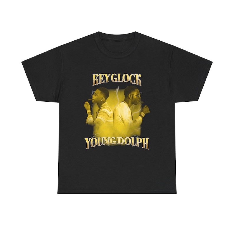 Key Glock And Young Dolph Vintage Bootleg Shirt Artist Heavy Shirt Retro Graphic Shirt