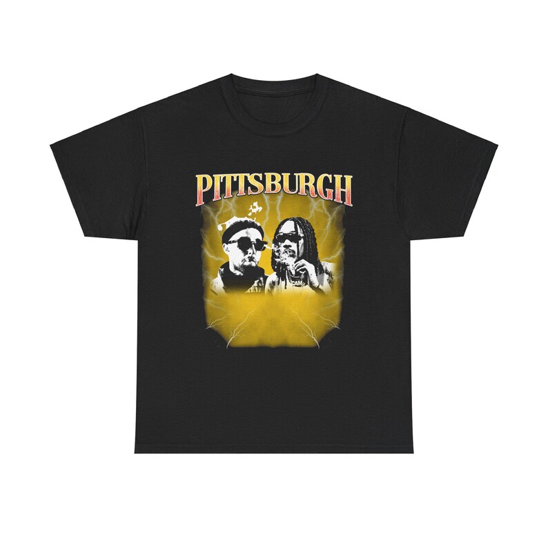 Mac Miller And Wiz Khalifa Pittsburgh Vintage Bootleg Shirt Artist Heavy Shirt