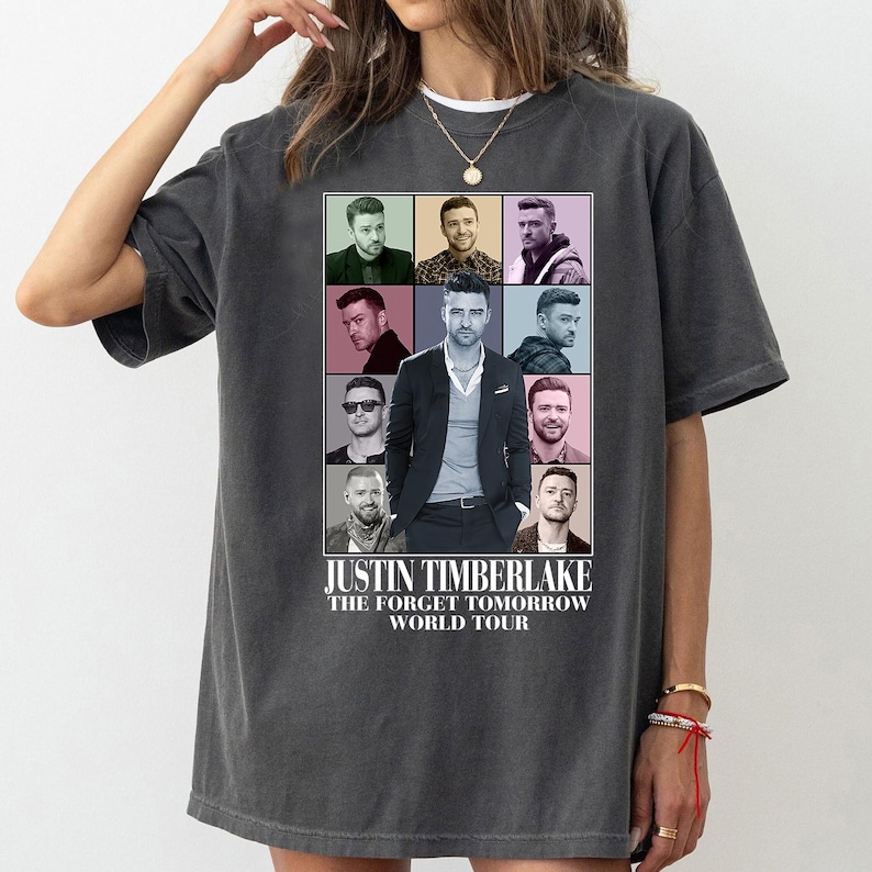 Vintage Justin Timberlake 2025 Tour Shirt Forget Tomorrow World Tour Sweashirt And Hoodie Gift For Fan Clothing