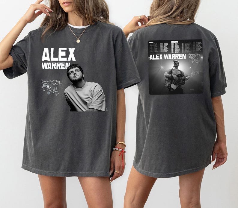 Vintage Alex Warren Shirt, Tour Music Alex Warren Sweashirt And Hoodie, Gift For Fan