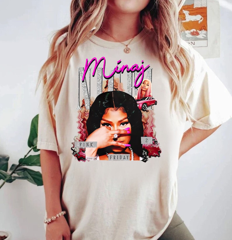 New Nicki Minaj Shirt Nicki Minaj Tour 2025 Shirt Retro Nicki Minaj Design Shirt