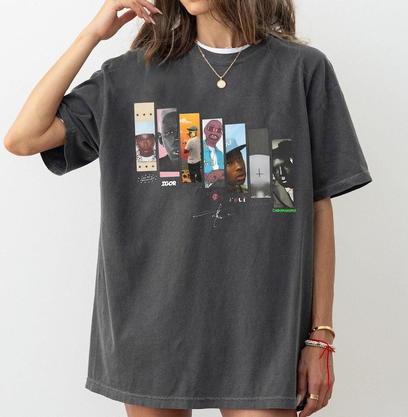 Tyler All Albums Version Vintage Shirt Gift For Fan Swearshirt Hoodie