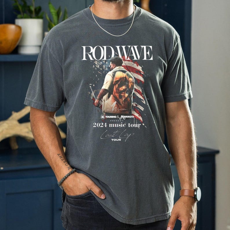 Vintage Rod Wave Last Lap Tour Shirt Rod Wave Concert Sweashirt