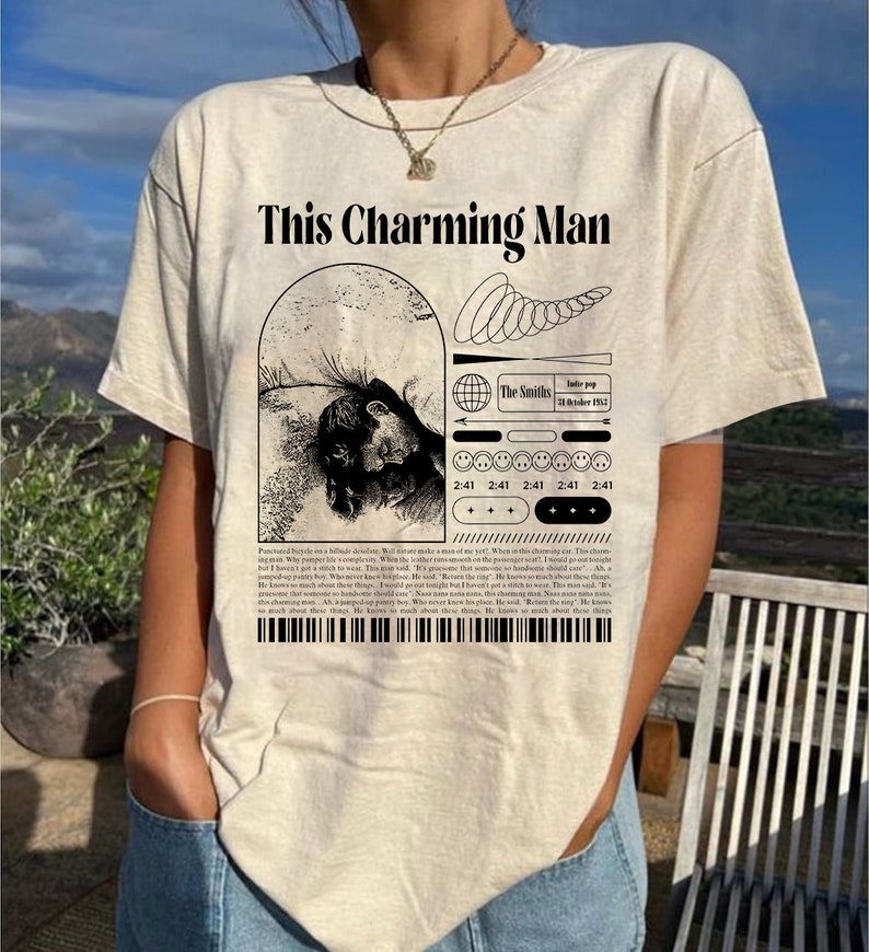 The Smiths Shirt The Smiths This Charming Man Album Shirt Music Band Graphic Shirt