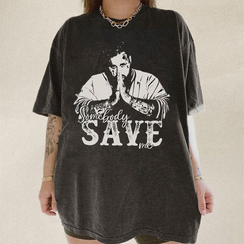 Jelly Roll Shirt Somebody Save Me Shirt Jelly Roll 2025 Tour Shirt