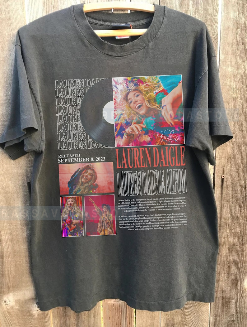 Lauren Daigle Album Shirt New 2025 Lauren Daigle The Kaleidoscope Tour 2023-24 Shirt