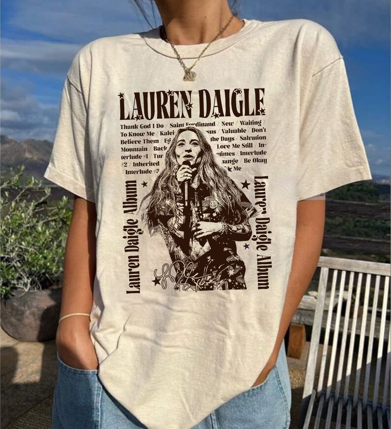Lauren 90S Shirt The Kaleidoscope Tour Shirt Graphic Daigle Tour