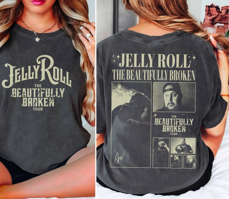 Jelly Roll The Beautifully Broken Tour 2025 2 Side Shirt Jelly Roll 2025 Concershirt