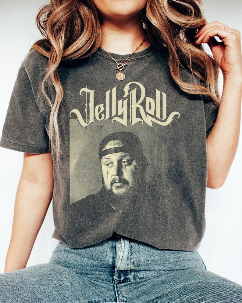 Jelly Roll Vintage Retro Shirt Jelly Roll The Beautifully Broken Tour 2025 Shirt