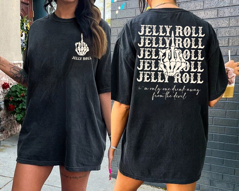 Jelly Roll 2 Side Shirt Jelly Roll The Beautifully Broken Tour 2025 Shirt Western Shirt