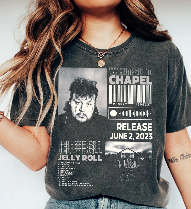 Jelly Roll 90S Graphic Shirt Jelly Roll 2025 Tour Shirt