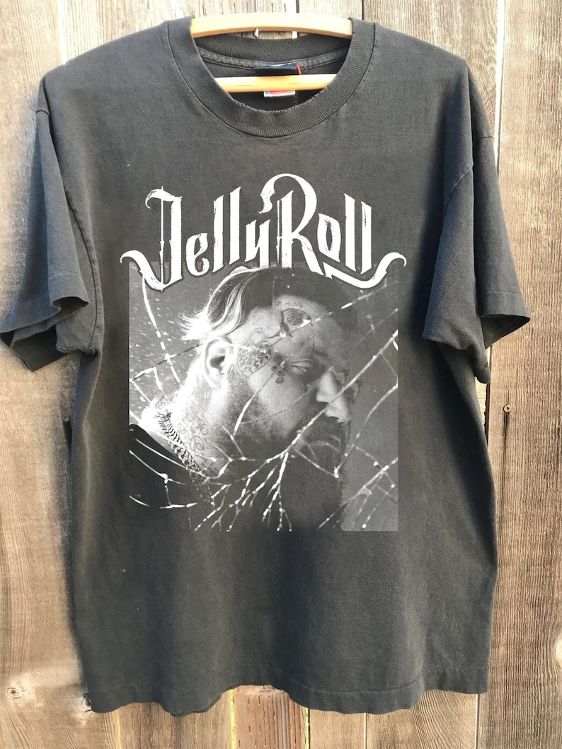 Jelly Roll Vintage Graphic Shirt Jelly Roll Somebody Save Me Shirt