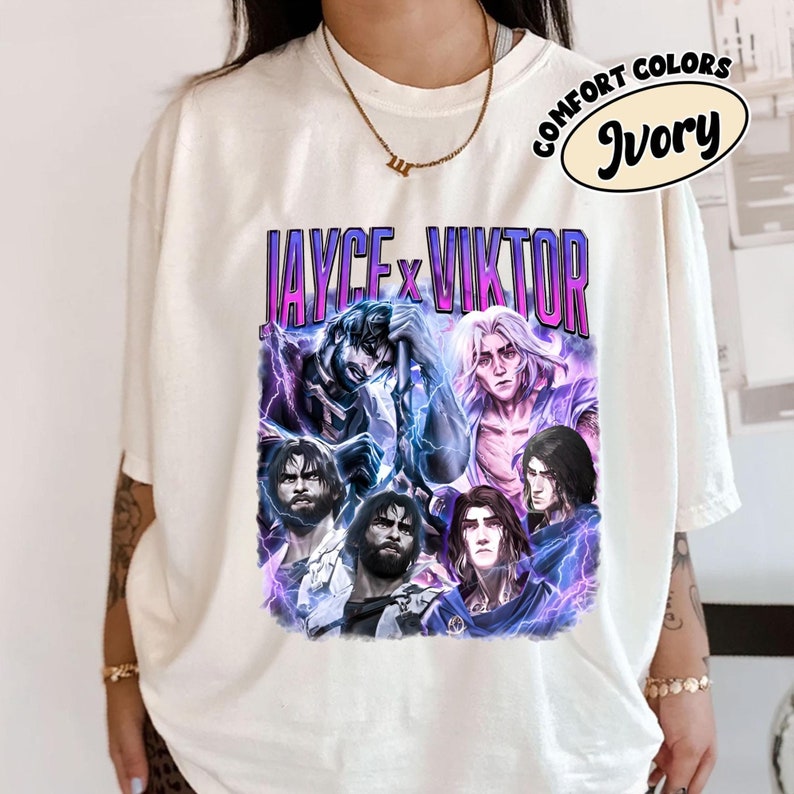 Jayce X Viktor Shirt Jayvik Arcane Shirt Arcane League Of Legends Lol Shirt