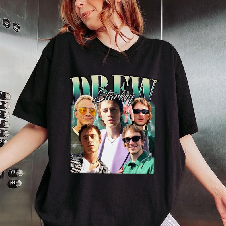 Limited Drew Starkey Vintage Bootleg Shirt Rafe Cameron Shirt Otb Shirt