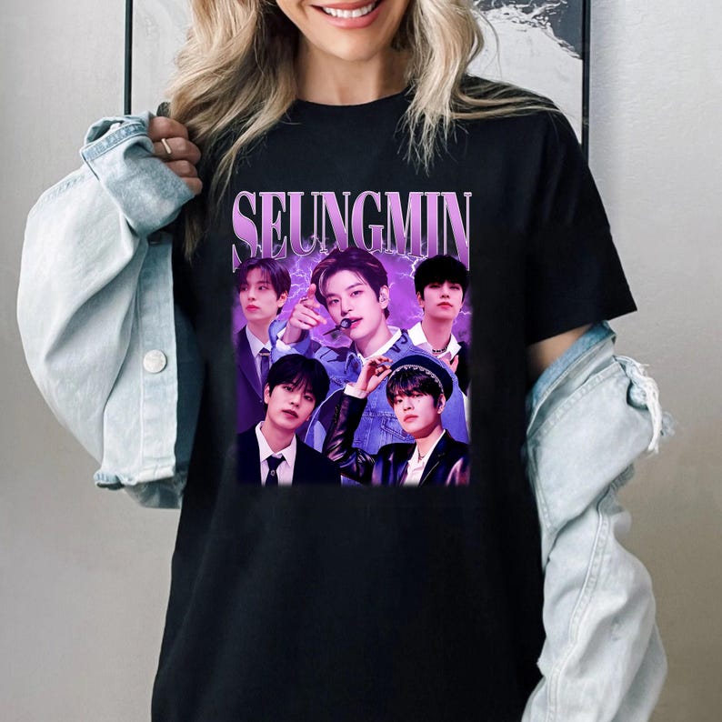 Vintage Stray Kids Seungmin Shirt Stray Kids Members Group Shirt Stray Kids Kpop Shirt