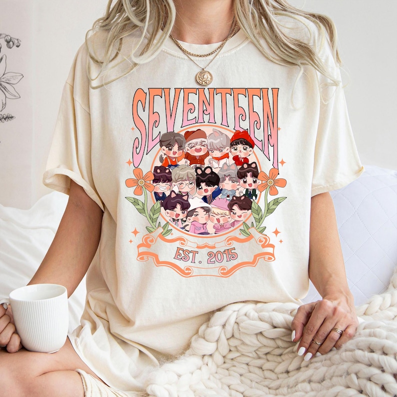 Retro Sevenshirtn Member Group Sweashirt Sevenshirtn Kpop Shirt