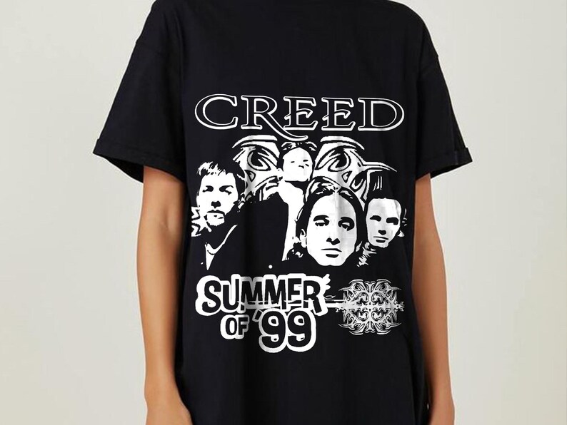 Vintage Creed Music Shirt  Vintage Rock Band Graphic Shirt