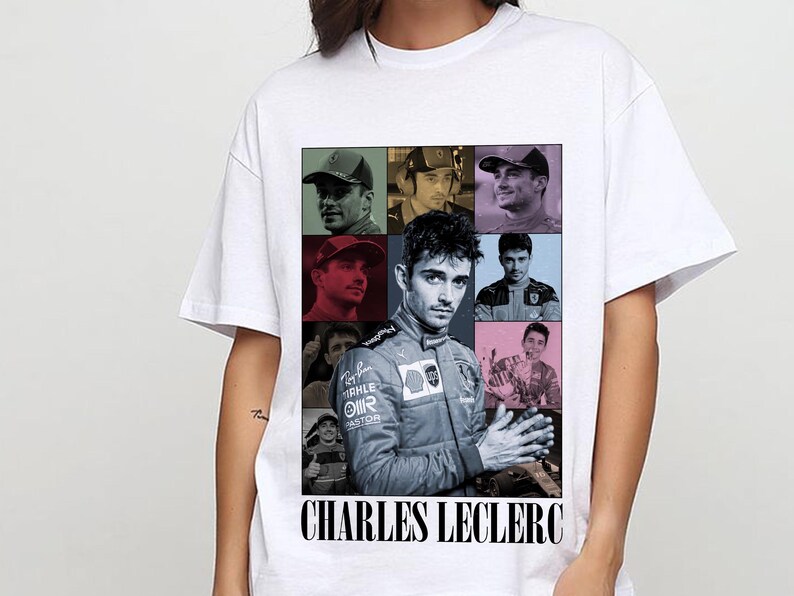 Charles Leclerc Shirt  F1 Racing Fan Apparel Ferrari Formula 1 Merchandise
