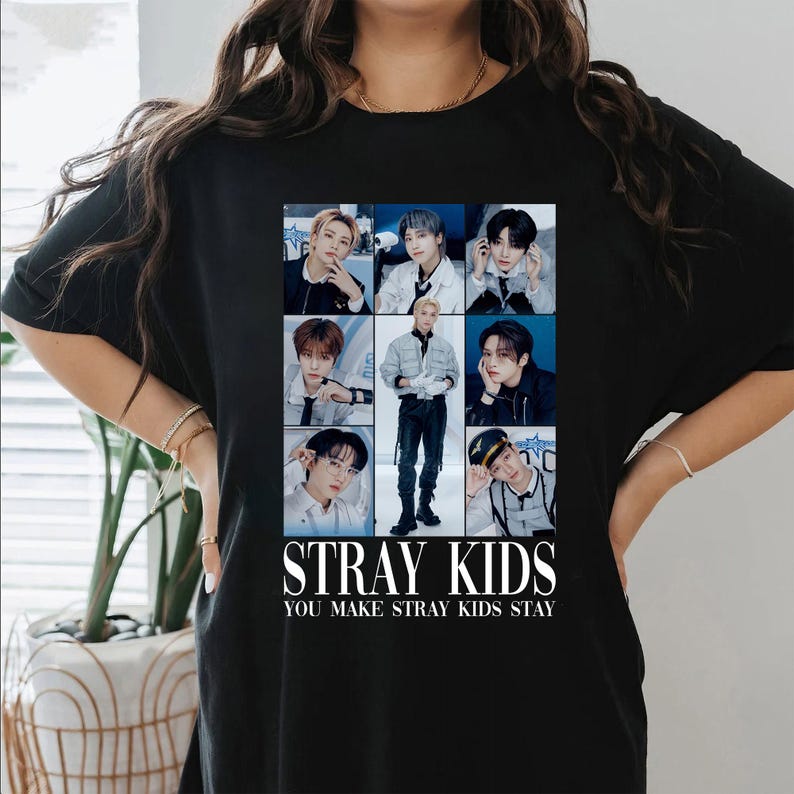 Vintage Stray Kids Kpop Shirt Stray Kids Member Group Shirt You Make Stray Kids Stay