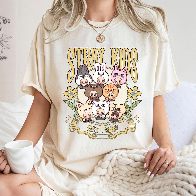 Stray Kids Skzoo Kpop Shirt Skzoo Characters Shirt Stray Kids Stay