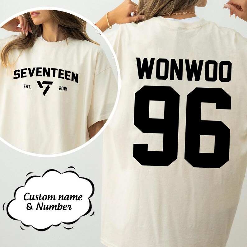 Sevenshirtn Members Group Shirt Customize Sevenshirtn Kpop Shirt