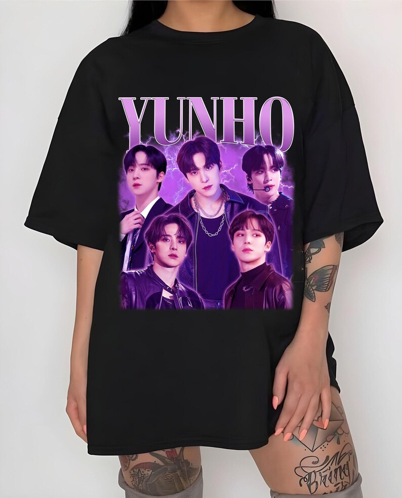 Ashirtz Yunho Retro 90S Shirt Ashirtz Kpop Shirt Kpop Merch