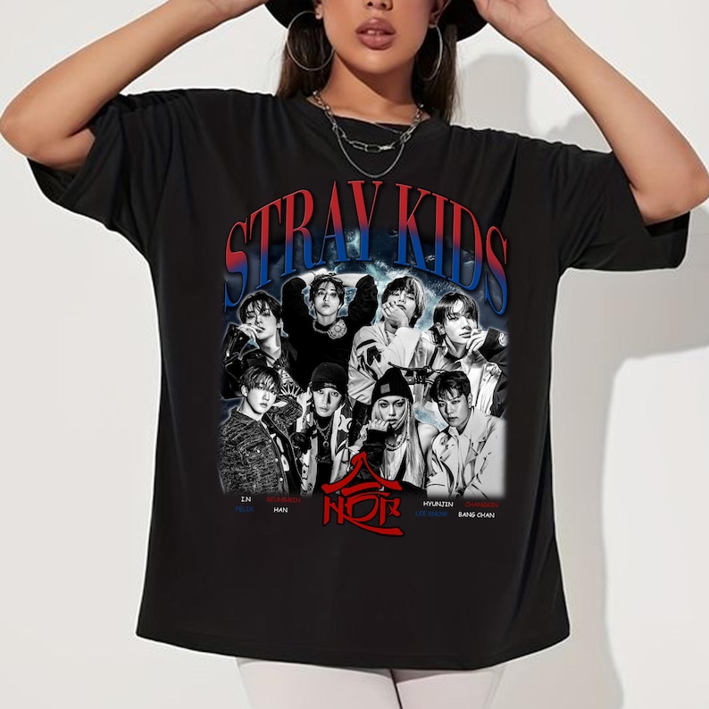 Stray Kids Graphic Shirt Skzhop Hiptape Shirt Stray Kids Hop Shirt